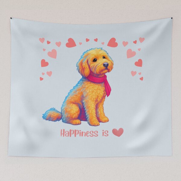 Item preview, Happiness ls doodle puppy designed and sold by Doodles Down South.