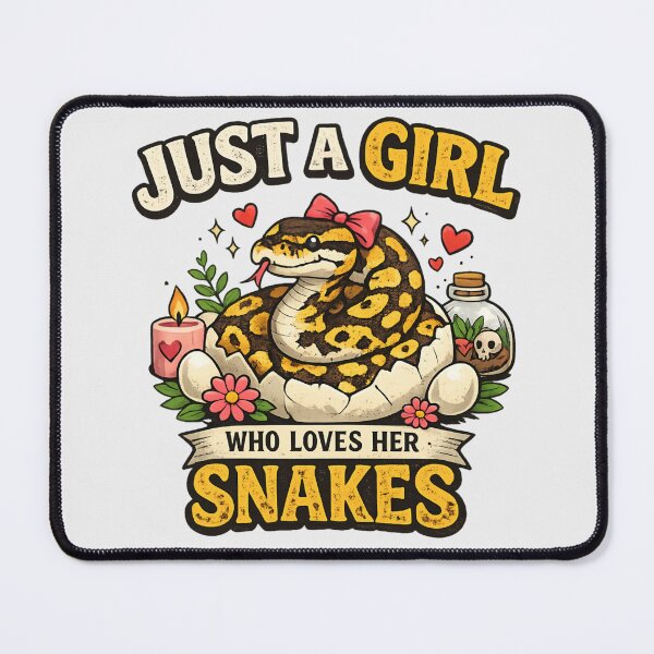 Item preview, Just a Girl Who Loves Her Snakes designed and sold by SidTastic .