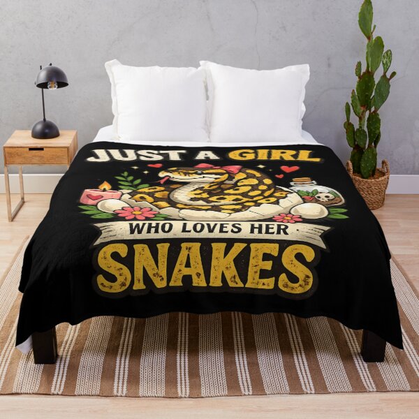 Item preview, Just a Girl Who Loves Her Snakes designed and sold by SidTastic .