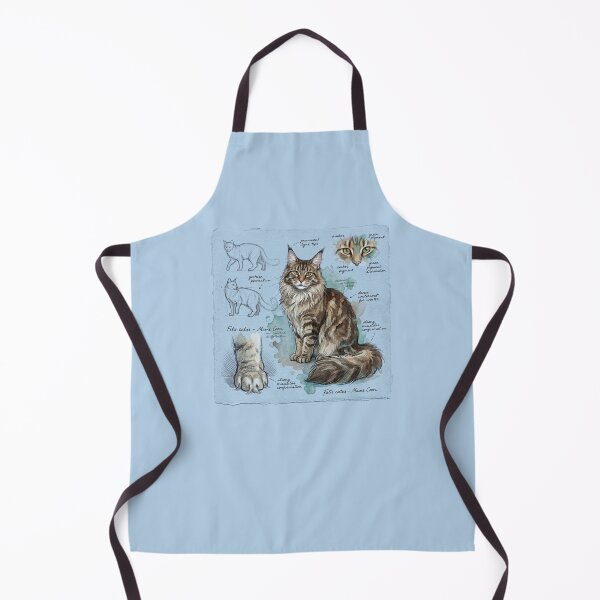 Item preview, Scientific Illustration of a Maine Coon Cat designed and sold by Paolo-Bandal.