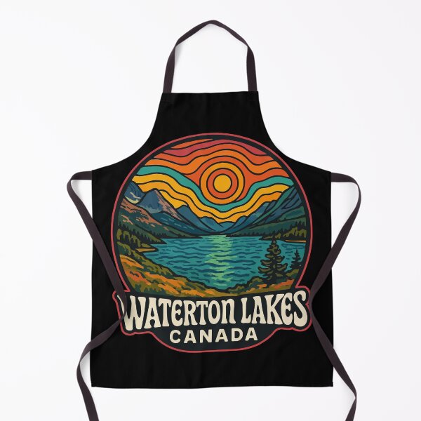 Item preview, Waterton Lakes National Park Canada Trippy Art designed and sold by TomFrontierArt.