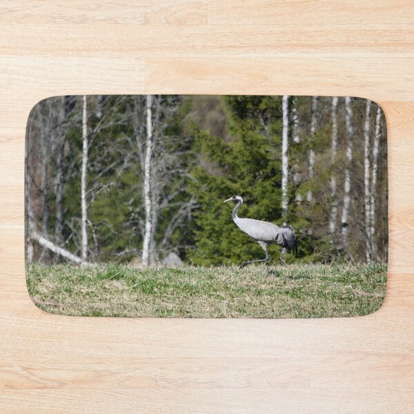 Item preview, Stepping on the field. Eurasian crane designed and sold by Jouko Lehto Photography.