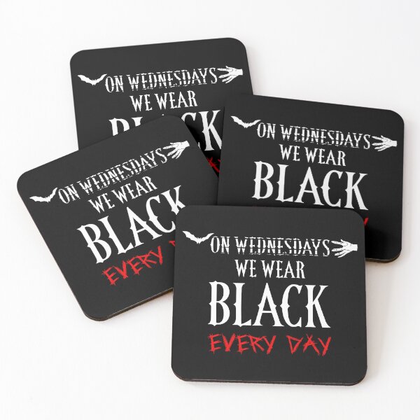 Item preview, On Wednesdays We Wear Black - We Wear Black Every Day designed and sold by XIOMOS.