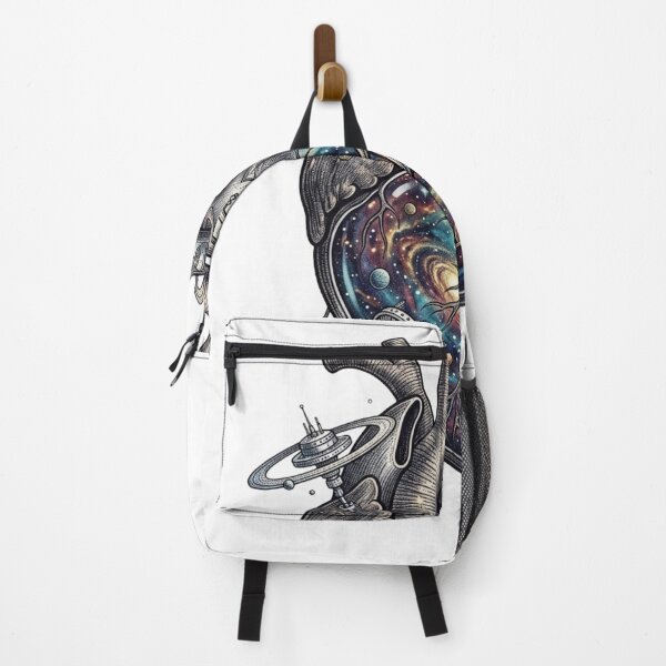 Item preview, Galaxy Heart Space Anatomy Astronaut Surreal Art designed and sold by JeevanStickers.
