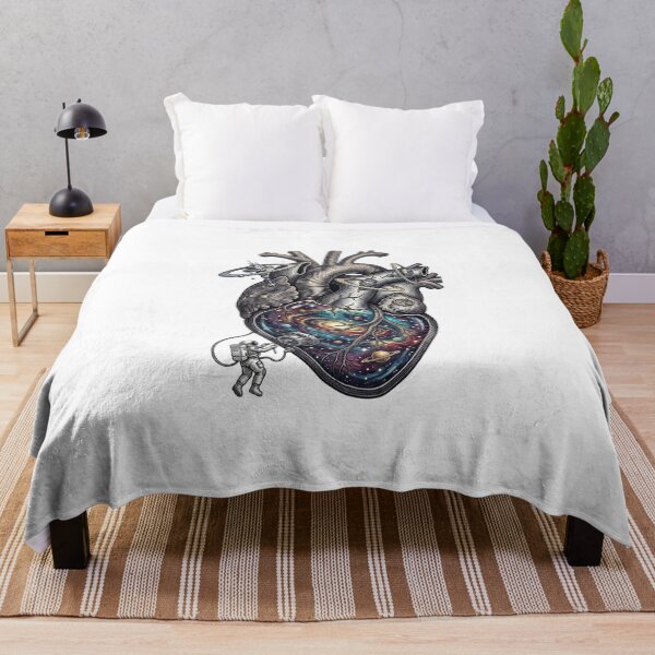 Item preview, Galaxy Heart Space Anatomy Astronaut Surreal Art designed and sold by JeevanStickers.