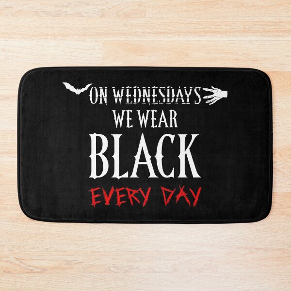 Item preview, On Wednesdays We Wear Black - We Wear Black Every Day designed and sold by XIOMOS.