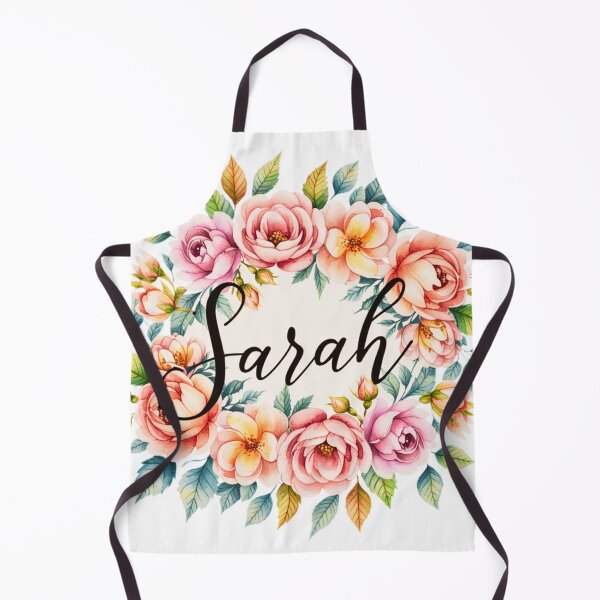 Item preview, Sarah Floral Name Watercolor Boho Personalized Design designed and sold by ArcticFoxStudio.