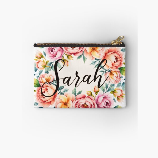 Item preview, Sarah Floral Name Watercolor Boho Personalized Design designed and sold by ArcticFoxStudio.
