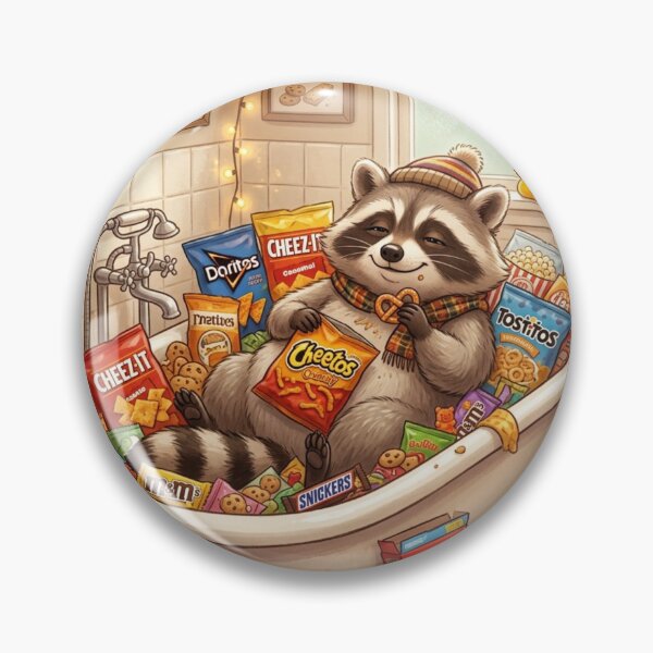 Item preview, Snack Bath Raccoon T-Shirt | Funny Cozy Trash Panda Graphic Tee designed and sold by DmaarGroup.