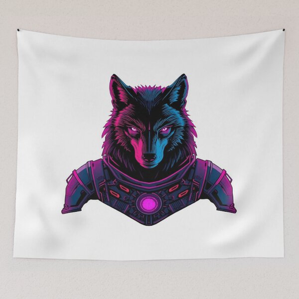 Item preview, Cyber Wolf Neon Legend designed and sold by ItzLacarth.