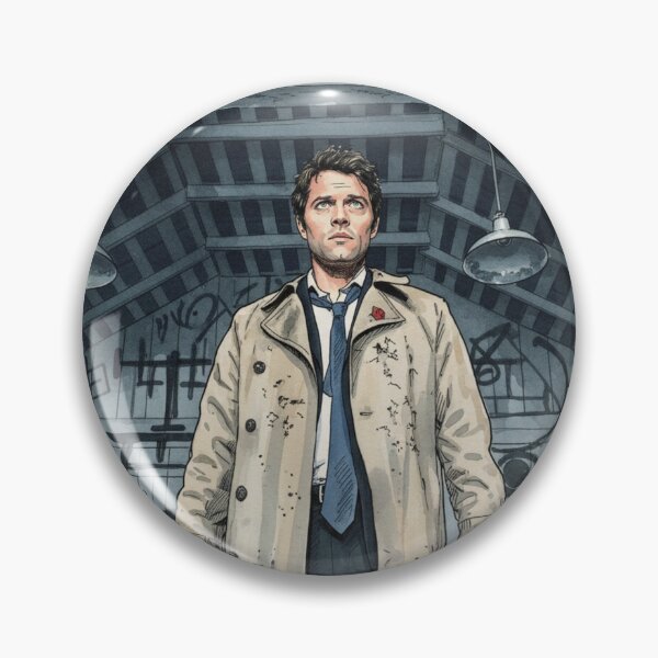 Item preview, Supernatural Castiel — The Last Angel Standing designed and sold by LavinyArt.