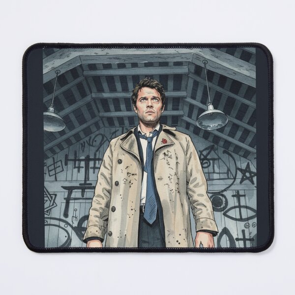 Item preview, Supernatural Castiel — The Last Angel Standing designed and sold by LavinyArt.