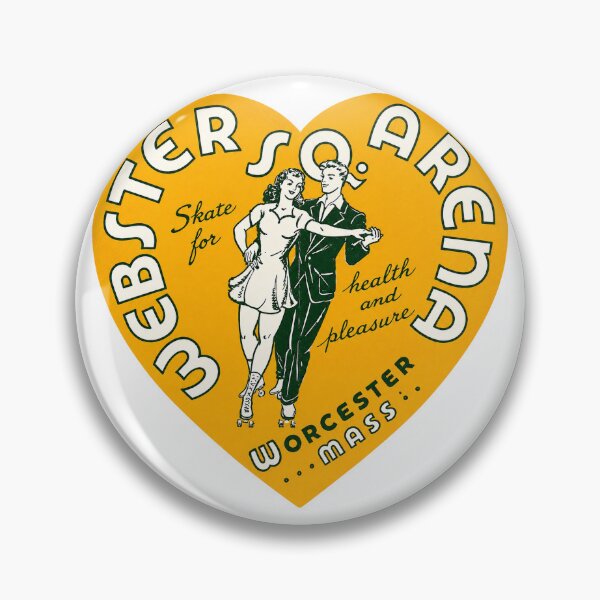 Item preview, Webster Square Arena Worcester Massachusetts Roller Skating Rink Sticker Decal Label Design 2 designed and sold by tislord.