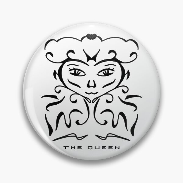Item preview, The Queen Tribal Goddess Line Art designed and sold by Rexusstain.