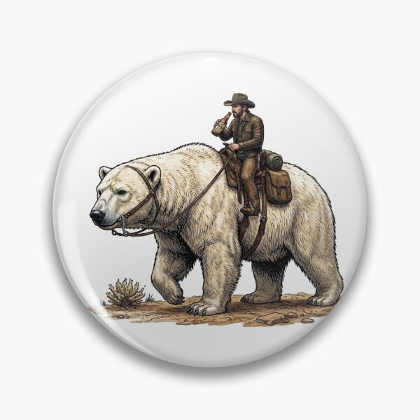 Item preview, The Frost Rider: Cowboy on a Polar Bear Adventure designed and sold by orioleoutdoor.