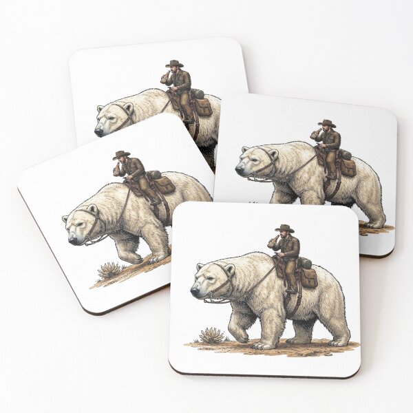 Item preview, The Frost Rider: Cowboy on a Polar Bear Adventure designed and sold by orioleoutdoor.