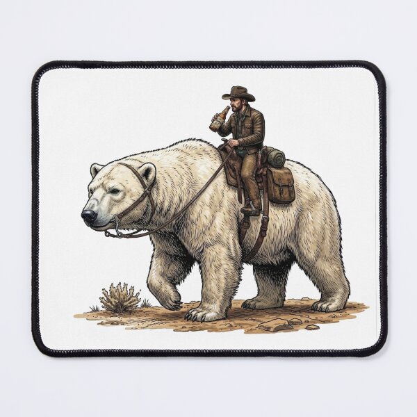 Item preview, The Frost Rider: Cowboy on a Polar Bear Adventure designed and sold by orioleoutdoor.