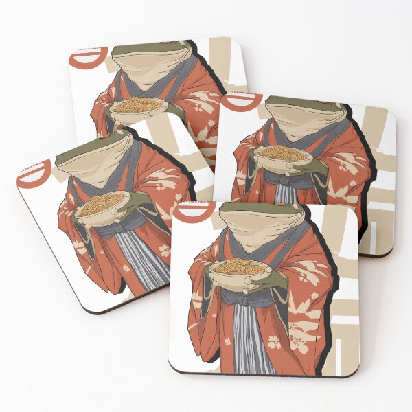 Item preview, Frog in kimono eating ramen designed and sold by NipponKawaii.