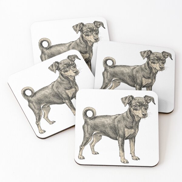 Item preview, Miniature pinscher drawing designed and sold by T's&such.