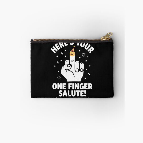 Item preview, Festive One Finger Salute designed and sold by Amir Faysal.