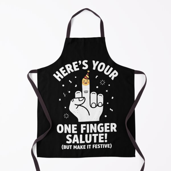 Item preview, Festive One Finger Salute designed and sold by Amir Faysal.