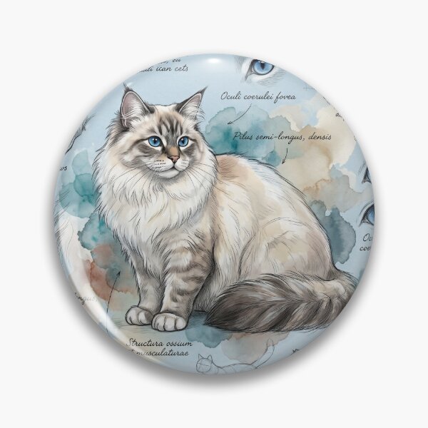 Item preview, Neva Masquerade Cat Anatomical Art Print designed and sold by Paolo-Bandal.