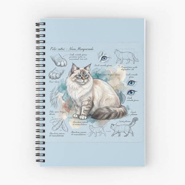 Item preview, Neva Masquerade Cat Anatomical Art Print designed and sold by Paolo-Bandal.