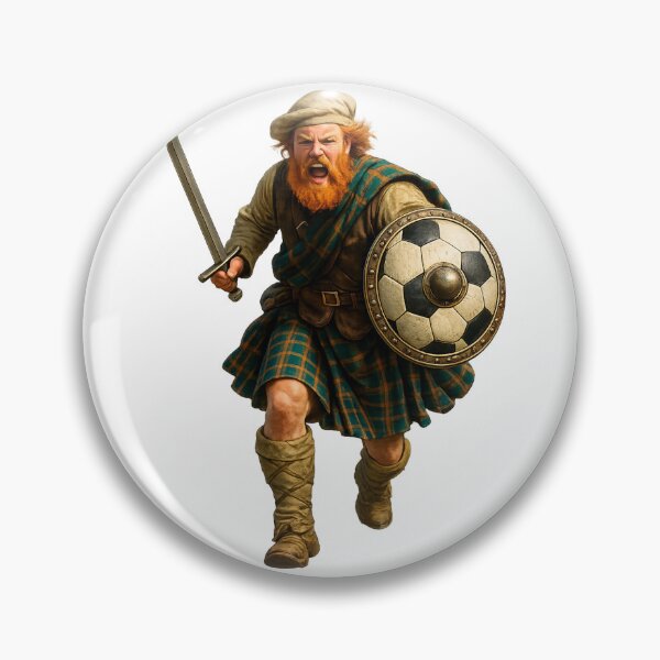 Item preview, Scottish Soccer Warrior designed and sold by fukubukuro.