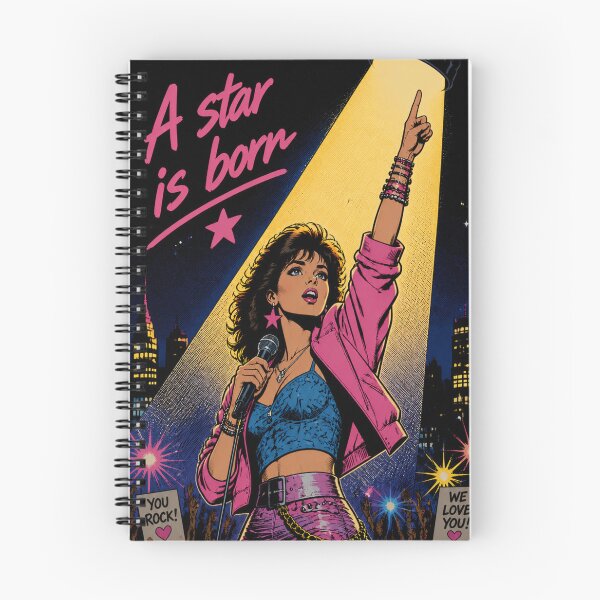 Item preview, A Star is Born | Éxito, Música y Arte Cómic Retro designed and sold by reflejoentinta.