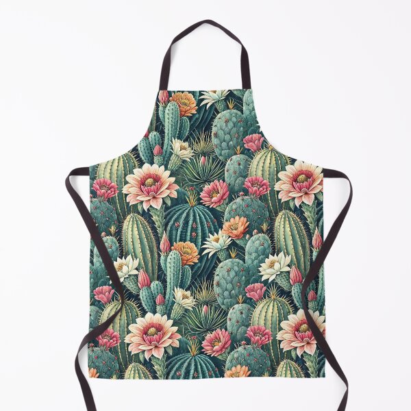 Item preview, Boho Desert Cactus Bloom Pattern designed and sold by Storybook Botanica.
