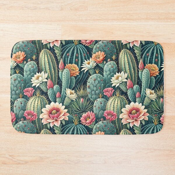 Item preview, Boho Desert Cactus Bloom Pattern designed and sold by Petal & Pattern Co.