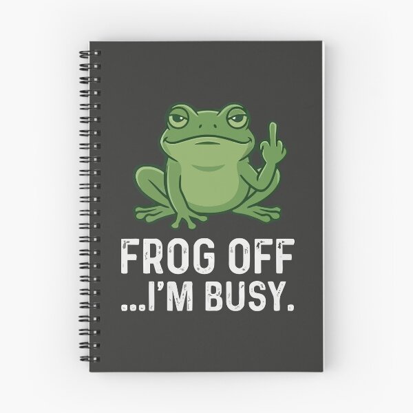 Item preview, Frog Off I'm Busy designed and sold by Amir Faysal.