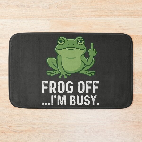 Item preview, Frog Off I'm Busy designed and sold by Amir Faysal.