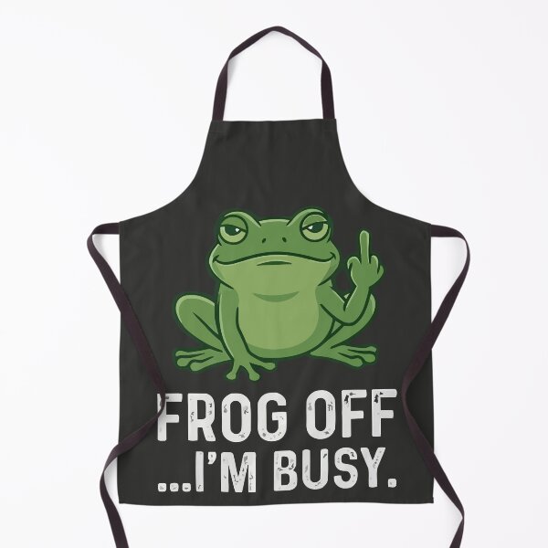 Item preview, Frog Off I'm Busy designed and sold by Amir Faysal.