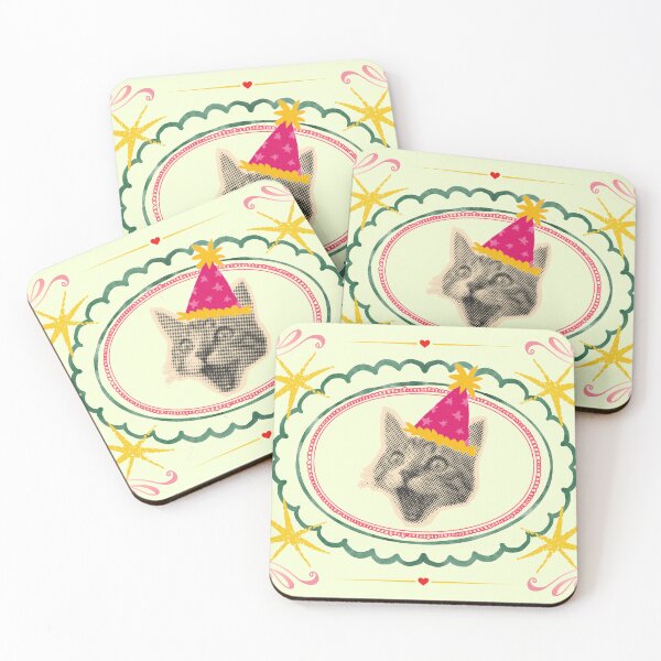 Item preview, Birthday cat Scream cute designed and sold by aeniSafila.