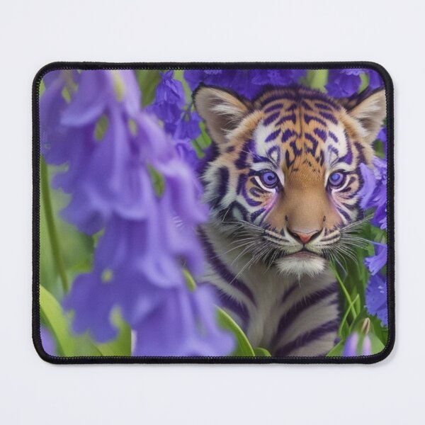 Item preview, Lavender Tiger Cub 2 designed and sold by Universe-of-Merch.