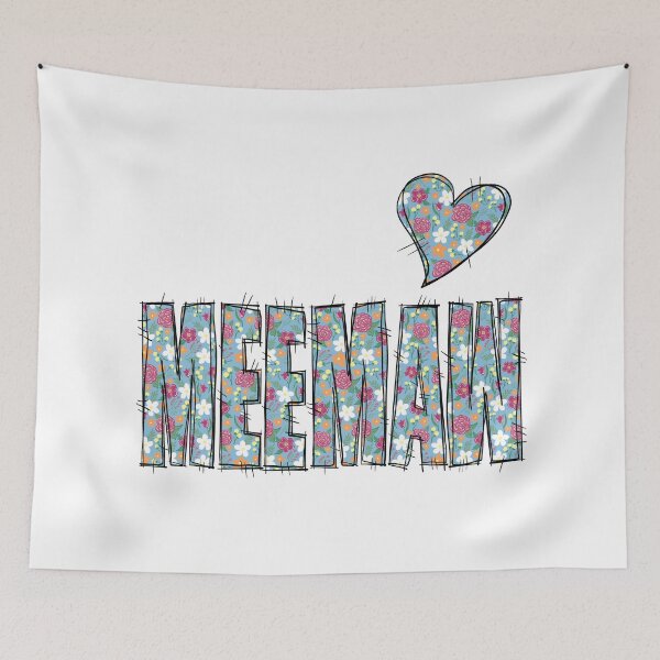 Item preview, Meemaw Floral Stitch Pattern   designed and sold by missmann.