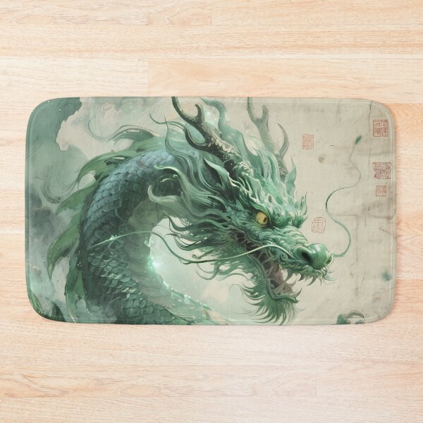 Item preview, The Azure Sovereign: Qinglong Ancient Scroll Art designed and sold by Studio Lumière Zeit.