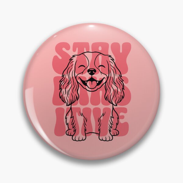 Item preview, Stay Pawsitive Cavalier Dog Lover designed and sold by Kaurisdigital.