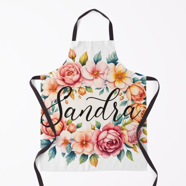 Item preview, Sandra Floral Name Watercolor Boho Personalized Design designed and sold by ArcticFoxStudio.