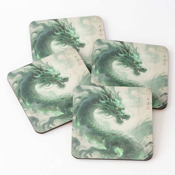 Item preview, The Vital Pulse: Qinglong Celestial Vitality Art designed and sold by Studio Lumière Zeit.