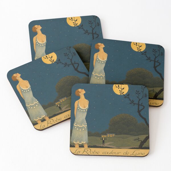 Item preview, La Robe Couleur de Lune by Georges Lepape -  designed and sold by RickE.