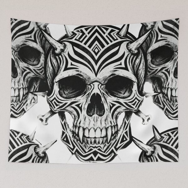 Item preview, Skull mosaic designed and sold by T's&such.