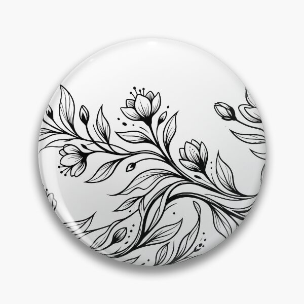 Artikelvorschau, Florale Tintenharmonie entworfen und verkauft von BrunoLinuxArt.