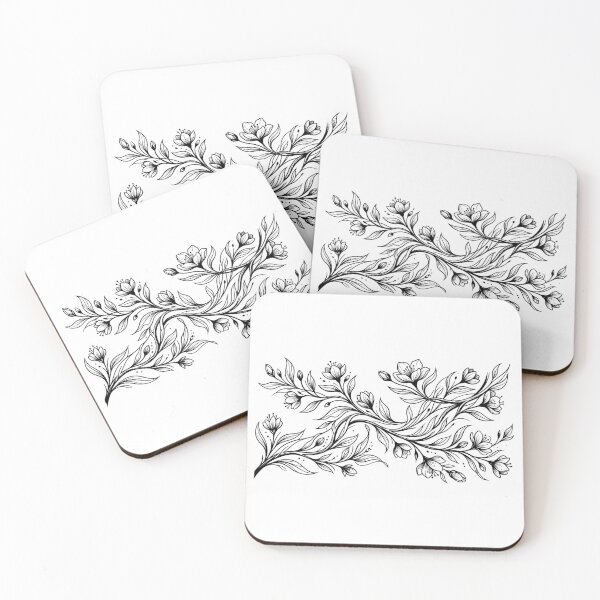 Item preview, Floral Ink Harmony designed and sold by BrunoLinuxArt.