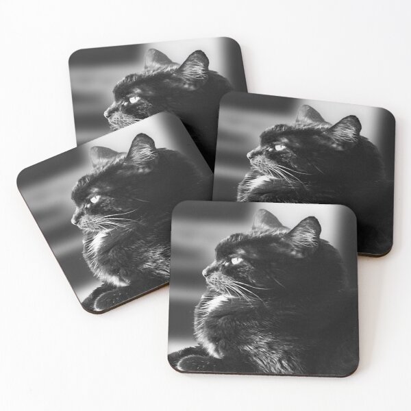 Item preview, Determined black cat designed and sold by PHYLOA.