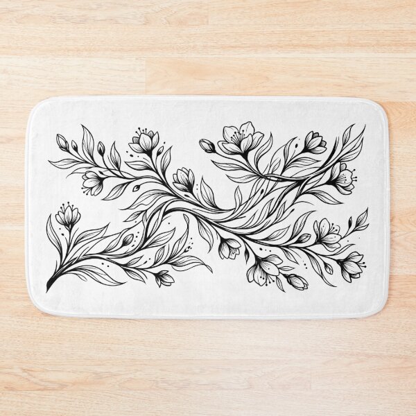 Item preview, Floral Ink Harmony designed and sold by BrunoLinuxArt.