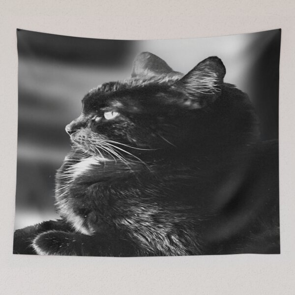Item preview, Determined black cat designed and sold by PHYLOA.