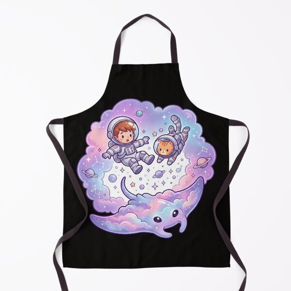 Item preview, Cute Astronaut Cat Floating Through Space designed and sold by MHArtSpace.