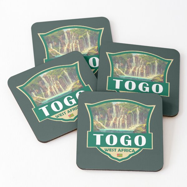 Item preview, Togo Illustration Retro Badge designed and sold by KrisSidDesigns.